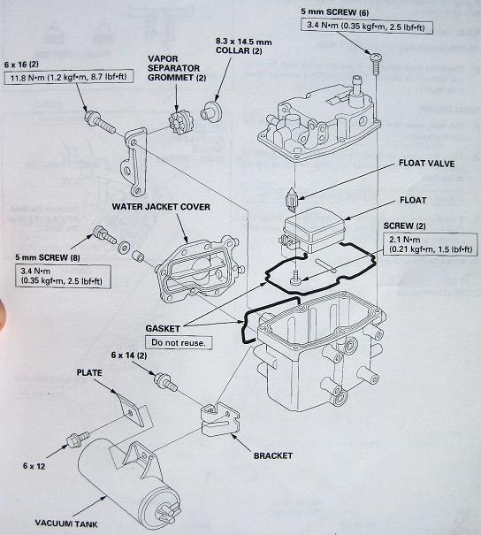 How to change fuel filter on honda outboard